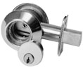 Kaba Ilco 45-1-4-03-26D-9-5-7 Deadbolt with 7 - Pin Interchangeable Core housing Single Cylinder Satin Chrome finish with a 2-3/4" backset