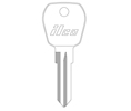 Kaba Ilco X86 Key Blank for Aston Martin, D.A.F, Ford, Ford International, Jaguar, Pantera, and Rover Vehicles