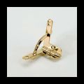 SOSS QH7B Quadrant Hinge, Bright Brass plating on stainless steel, Box of 100 , bulk