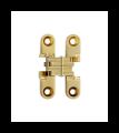SOSS 101US3B Invisible Hinge 101 Series, Bright Brass, 1/2"-5/8" Minumum Thickness, Box of 100 , bulk
