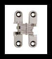 SOSS 101US14B Invisible Hinge 101 Series, Bright Nickel, 1/2"-5/8" Minumum Thickness, Box of 100 , bulk