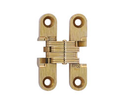 Soss 101CUS4 Invisible Hinge 101 Series US4 - Satin Brass