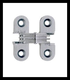 SOSS 103US26DB Invisible Hinge 103 Series, Satin Chrome, 3/4" Minumum Thickness, Box of 100 , bulk