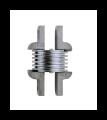 SOSS 106MUNPB Invisible Hinge 106 Series, Modified Mounting Holes, Unplated, Box of 100 , bulk