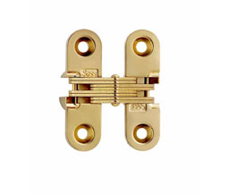 Soss 203CUS3 Invisible Hinge 203 Series US3 - Bright Brass
