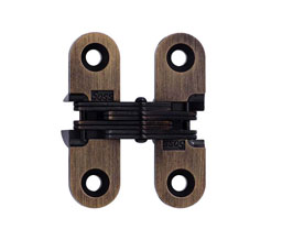 Soss 203CUS5 Invisible Hinge 203 Series US5 - Antique Brass