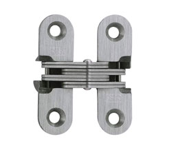 Soss 203SSUS32DPB Invisible Hinge 203 Series SSUS32DPB - Satin Stainless Steel