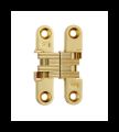 SOSS 204US3B Invisible Hinge 204 Series, Bright Brass, 3/4" Minumum Thickness, Box of 100 , bulk