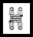 SOSS 204US26B Invisible Hinge 204 Series, Bright Chrome, 3/4" Minumum Thickness, Box of 100 , bulk