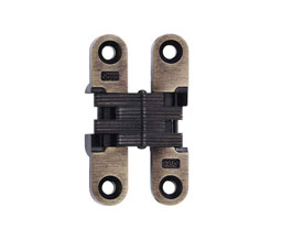 Soss 204CUS5 Invisible Hinge 204 Series US5 - Antique Brass