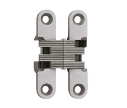 Soss 204SSUS32DPB Invisible Hinge 204 Series SSUS32DPB - Satin Stainless Steel