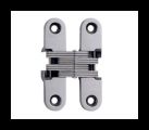 SOSS 208SSUS32B Invisible Hinge 208 Series, Bright Stainless Steel, 1" Minumum Thickness, Box of 100 , bulk