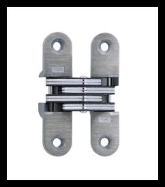 SOSS 208UNPB Invisible Hinge 208 Series, Unplated, 1" Minumum Thickness, Box of 100 , bulk