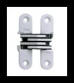 SOSS 208WHB Invisible Hinge 208 Series, White, 1" Minumum Thickness, Box of 100 , bulk