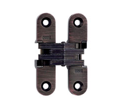 Soss 208US10BL Invisible Hinge 208 Series US10BL - Oil Rubbed Bronze, Lacquered