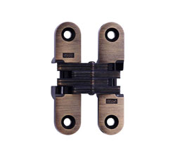 Soss 208US5 Invisible Hinge 208 Series US5 - Antique Brass
