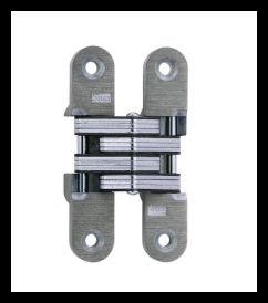SOSS 212UNPB Invisible Hinge 212 Series, Unplated, 1-1/8" Minumum Thickness, Box of 100 , bulk