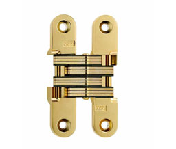 Soss 212US3 Invisible Hinge 212 Series US3 - Bright Brass