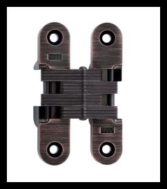 SOSS 216US10BLB Invisible Hinge 216 Series, Oil Rubbed Bronze, Lacquered, 1-3/8" Minumum Thickness, Box of 100 , bulk