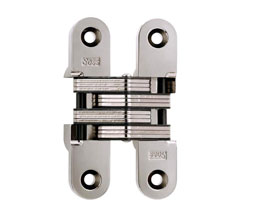 Soss 216FRUS14 Invisible Hinge 216FR Series FRUS14 - Bright Nickel