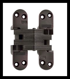 SOSS 218US10BLB Invisible Hinge 218 Series, Oil Rubbed Bronze, Lacquered, 1-3/4" Minumum Thickness, Box of 100 , bulk