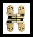 SOSS 218US4B Invisible Hinge 218 Series, Satin Brass, 1-3/4" Minumum Thickness, Box of 100 , bulk