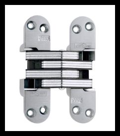 SOSS 218US26DB Invisible Hinge 218 Series, Satin Chrome, 1-3/4" Minumum Thickness, Box of 100 , bulk