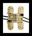 SOSS 218PTUS3B Power Transfer Invisible Hinge 218 Series, Bright Brass, 1-3/4" Minumum Thickness, Box of 100 , bulk