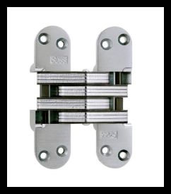 SOSS 220US26DB Invisible Hinge 220 Series, Satin Chrome, 2" Minumum Thickness, Box of 100 , bulk