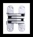 SOSS 220WHB Invisible Hinge 220 Series, White E-Coated, 2" Minumum Thickness, Box of 100 , bulk