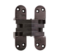 Soss 220US10BL Invisible Hinge 220 Series US10BL - Oil Rubbed Bronze, Lacquered