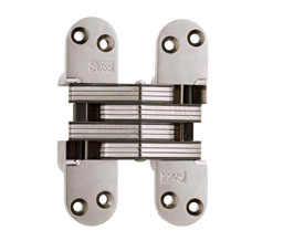 Soss 220FRUS14 Invisible Hinge 220FR Series FRUS14 - Bright Nickel