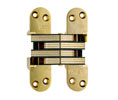 Soss 220US3 Invisible Hinge 220 Series US3 - Bright Brass