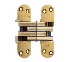 Soss 220FRUS4 Invisible Hinge 220FR Series FRUS4 - Satin Brass