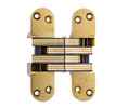 Soss 220US4 Invisible Hinge 220 Series US4 - Satin Brass