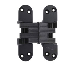 Soss 220ASUS19 Invisible Hinge 220AS Series ASUS19 - Alloy Steel Black E-Coated