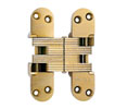Soss 220ASUS4 Invisible Hinge 220AS Series ASUS4 - Alloy Steel Satin Brass