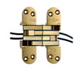 Soss 220PTUS4 Power Transfer Invisible Hinge 220 Series US4 - Satin Brass