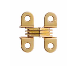SOSS 303US4PB Hinge,Invisible,Satin Brass,1 1//2 In