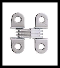 SOSS 303US26DPB Invisible Hinge 303 Series, Satin Chrome, 11/16" Minumum Thickness, Box of 10, bagged individually