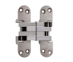 Soss 418US15 Invisible Hinge 418 Series US15 - Alloy Steel Satin Nickel
