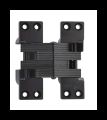 SOSS 420US19B Invisible Hinge 420 Series, Alloy Steel Black E-Coated, 2" Minumum Thickness, Box of 100 , bulk