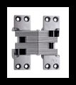 SOSS 420SSUS32B Invisible Hinge 420SS Series, Bright Stainless Steel, 2" Minumum Thickness, Box of 100 , bulk