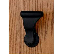 SOSS L14-19 Textured Black UltraLatch for 1-3/8" Thick Doors with 2-3/4" Backset without Lock