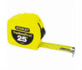 Stanley 680-30-454 Tape Rules, 1 in x 25 ft, Inch/Fraction