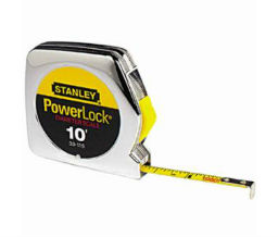 Stanley 680-33-115 Powerlock-« Pocket Tape Rules, 1/4 in x 10 ft