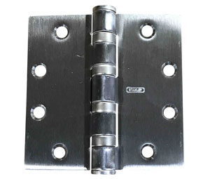 Stanley FBB199-4.5x4.5 US32D 4.5x4.5in Full Mortise Heavy Weight Ball Bearing Stainless Steel Base Hinge - Satin Stainless Steel