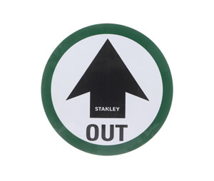 Stanley 511165 "OUT" Arrow Decal