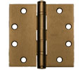 Stanley FBB179 5x4 NRP US10A 5" x 4" Full Mortise Standard Weight Ball Bearing Steel Base Hinge Satin Chrome Non-Removable Pin -  Oxidized Satin Bronze Rlieved Clear Coated