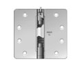Stanley RD2060R 3-1/2 x 3-1/2 US1D Single Acting, Full Mortise, Standard Weight Spring Hinge - 3-1/2" x 3-1/2", 1/4" Radius Corners, Black coated